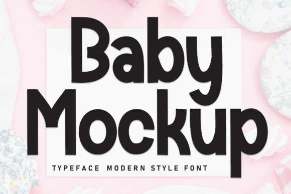 Baby Mockup: The Perfect Handwritten Typeface for Your Creative Shop