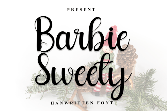 Barbie Sweety: A Modern Script Font for Editorial Design