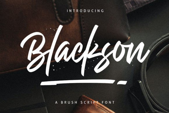 Blackson: The Urban Script Typeface for Modern Digital Brands
