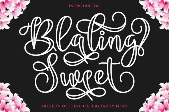 Blaling Sweet: A Bouncy Script Font for Modern Web Design