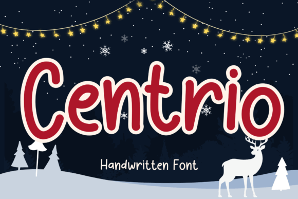 Centrio: The Handwritten Typeface for Authentic Editorial Design