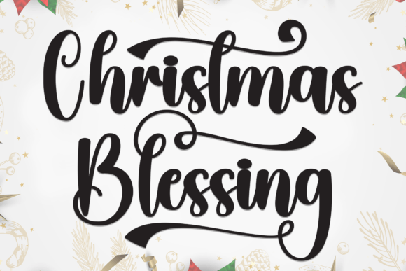Christmas Blessing: The Perfect Handwritten Typeface for Editorial Design