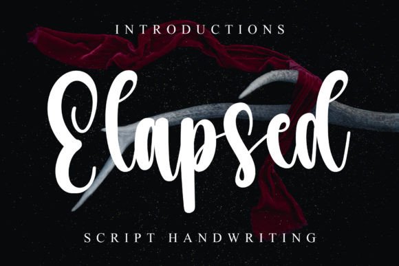Elapsed: A Handwritten Typeface for Editorial Elegance