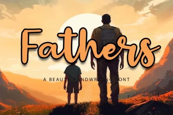 Fathers: A Handwritten Font for Authentic Brand Identity
