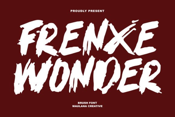 Frenxe Wonder: The Authentic Handcrafted Font for Your Creative Projects