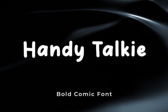 Handy Talkie Typeface: A Bold Comic Choice for Digital Design