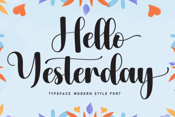 Hello Yesterday: The Handwritten Typeface for Authentic Brand Identity