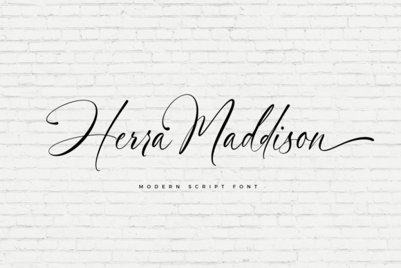 Herra Maddison: A Graceful Script Font for Elegant Branding