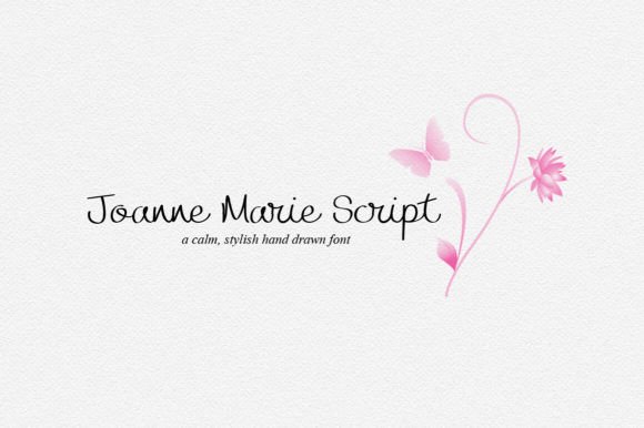 Joanne Marie: The Handwritten Typeface for Elegant Web Design