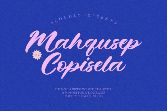 Mahqusep Copisela: The Elegant Script Typeface for Modern Web Design