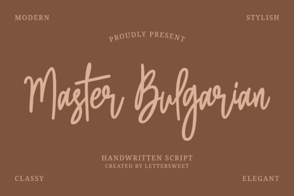 Master Bulgarian: The Premium Typeface for Campaign Clarity