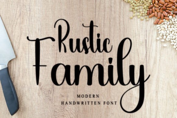 Rustic Family: The Perfect Handwritten Typeface for Crafters