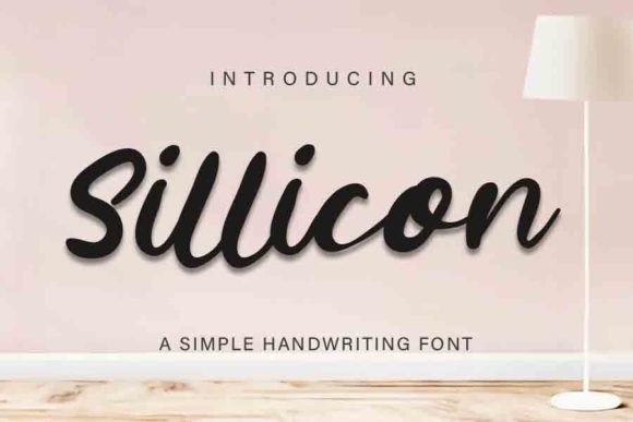 Sillicon: A Bouncy Script Font for Modern Branding Projects