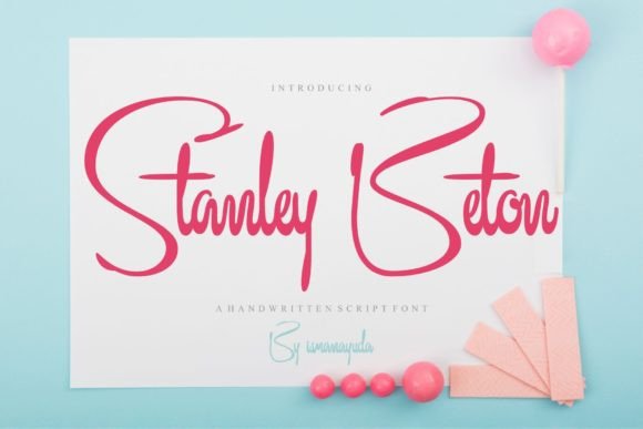 Stanley Beton: The Handwritten Typeface That Polishes Small Business Branding
