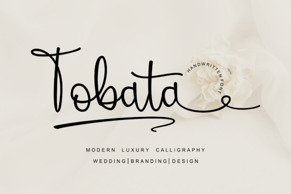 Tobata: The Modern Script Typeface for Editorial Design