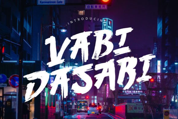 Vabi Dasabi: The Japanese Brush Font That Elevates Campaign Visuals