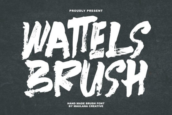 Wattels Brush: The Handmade Typeface for Authentic Craft Branding