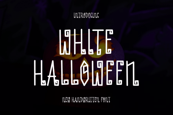 White Halloween: A Spooky Script Font for Editorial Design