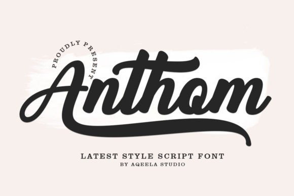 Why Anthom Became the Hero Typeface for My Latest Brand Project