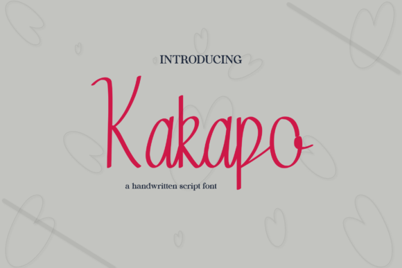 Why Kakapo Is the Perfect Handwritten Font for Editorial Design