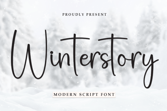 Winterstory: A Handwritten Typeface for Modern Editorial Design
